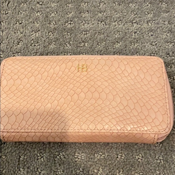 Handbags - Dusty rose scale patterned phone wallet